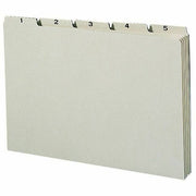 Printed Assorted Tab(s) - Month - Jan-Dec - 31 Tab(s)/Set - Legal - Gray Pressboard, Green Tab(s) - 100% Recycled - 1 Set