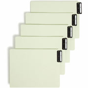 Smead 100% Recycled Filing Guides with Vertical Extra-Wide Blank Tab - Printed Tab(s) - Character - A-Z - 25 Tab(s)/Set - 0.50" Tab Width - Letter - Metal Tab(s) - 100% Recycled - Easy to Read, Durable - 1 Set