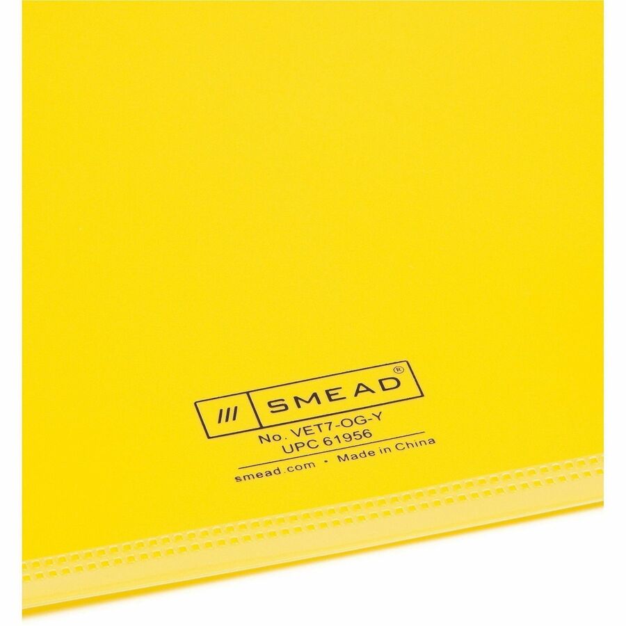 Smead End Tab Out Guides - Printed Bottom Tab(s) - Message - OUT - Letter - Yellow Poly Tab(s) - 25 / Box