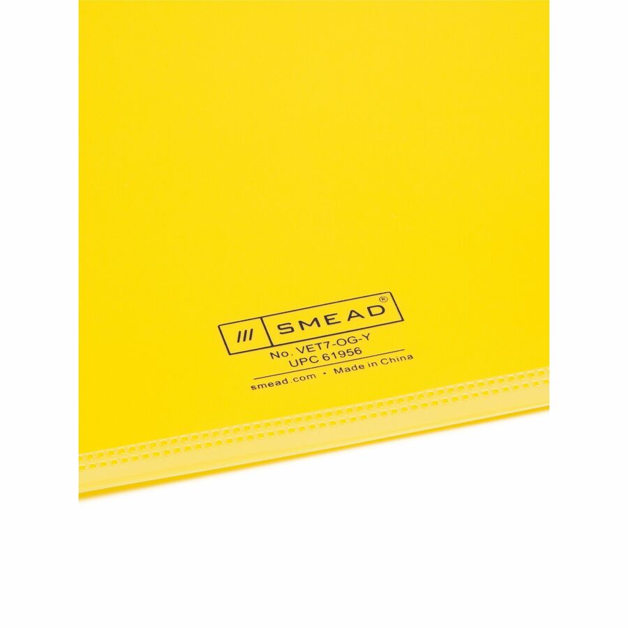 Smead End Tab Out Guides - Printed Bottom Tab(s) - Message - OUT - Letter - Yellow Poly Tab(s) - 25 / Box