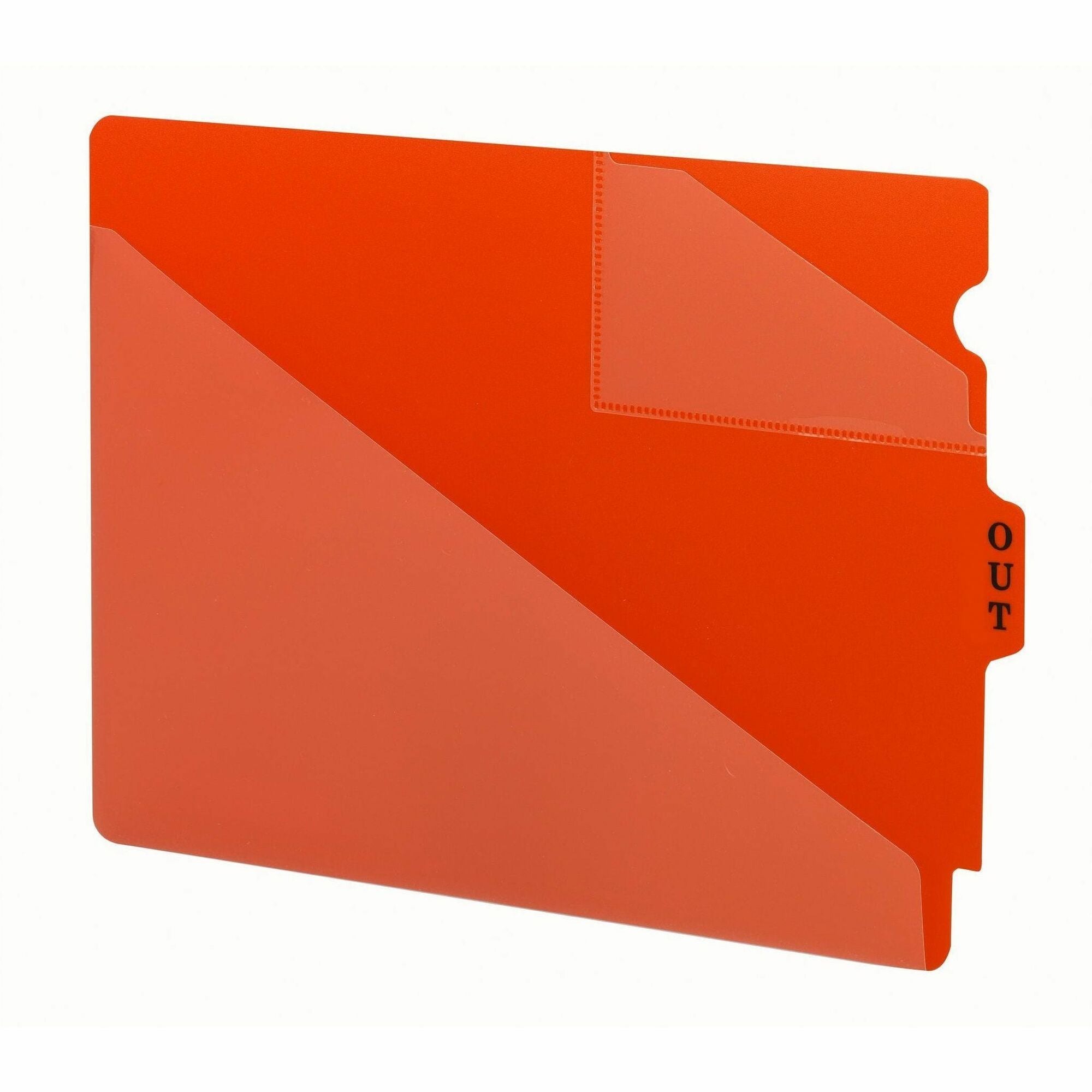 Smead End Tab Out Guides - Printed Center Tab(s) - Message - OUT - 50 / Box