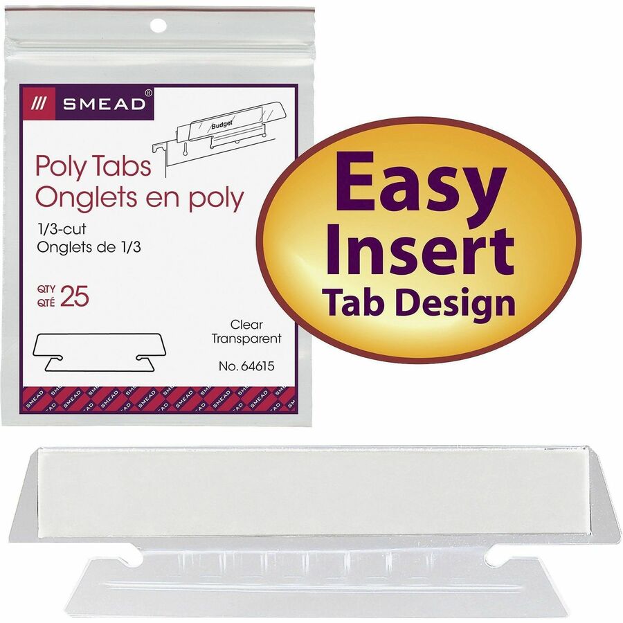 Clear Poly Tab(s) - 1 Pack