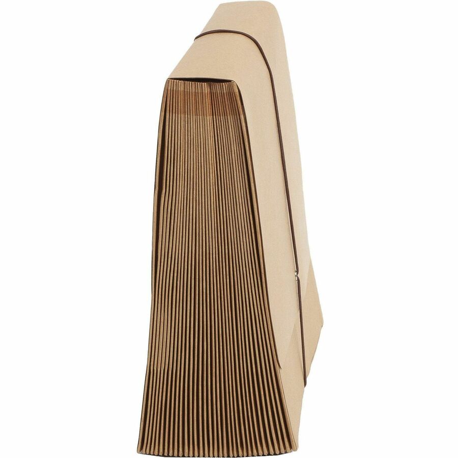 Smead Letter Recycled Expanding File - 8 1/2" x 11" - 7/8" Expansion - 31 Pocket(s) - Kraft - Elastic Closure, Reinforced Gusset, Flap, Heavy Duty - 10% Recycled - 1 Each