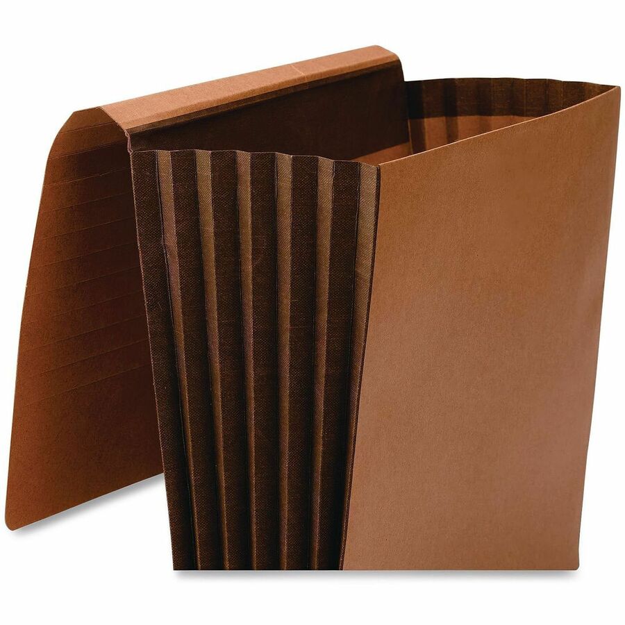 12 3/8" x 10" - 7" Expansion - Top Tab Location - Redrope - Redrope - Tear Resistant, Reinforced Gusset, Elastic Closure, Flap Closure - 30% Recycled - 1 Each