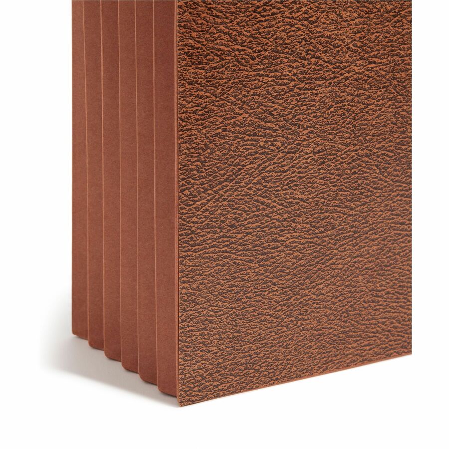 Smead Legal Recycled File Wallet - 8 1/2" x 14" - 5 1/4" Expansion - Redrope - Reinforced Gusset, Tear Proof, Elastic Closure - 30% Recycled - 10 / Box