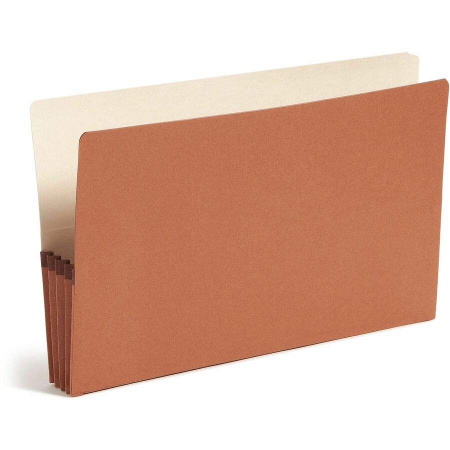 8 1/2" x 14" - 3 1/2" Expansion - End Tab Location - Redrope - Reinforced - 30% Recycled - 10 / Box