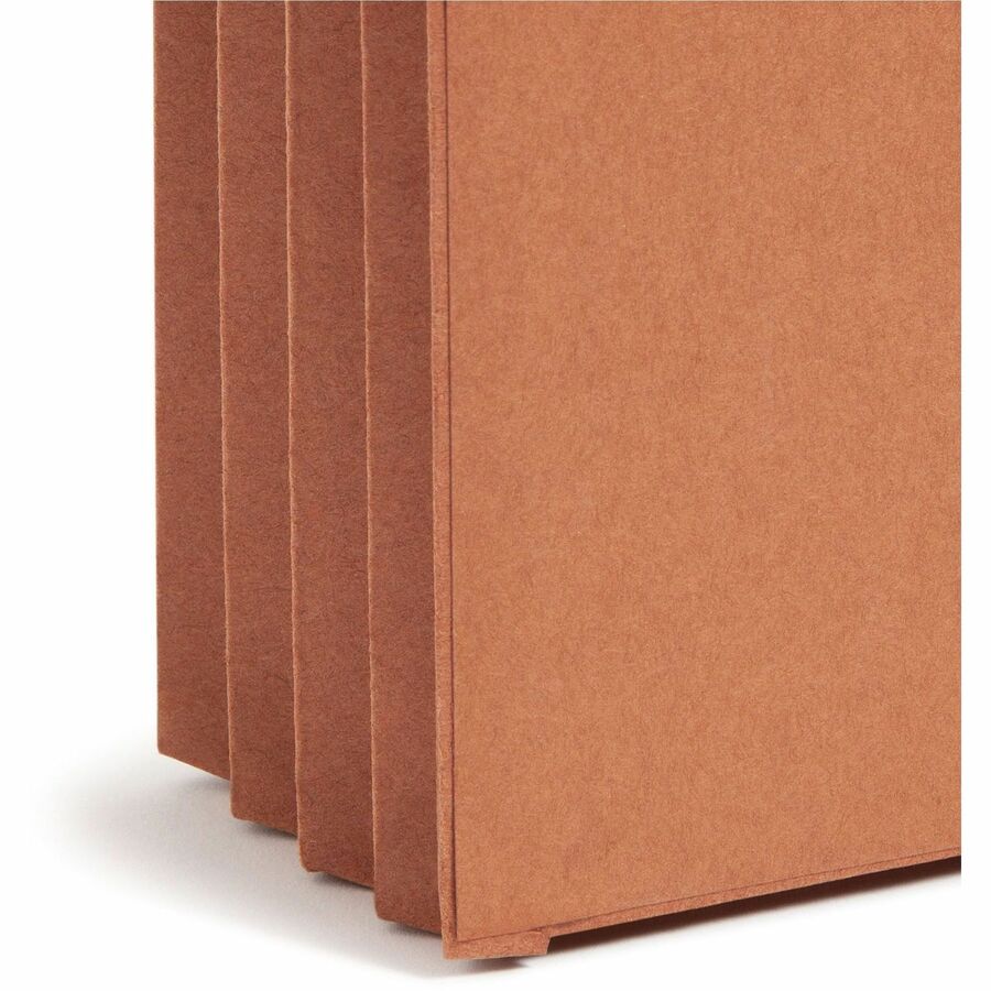 8 1/2" x 14" - 3 1/2" Expansion - End Tab Location - Redrope - Reinforced - 30% Recycled - 10 / Box