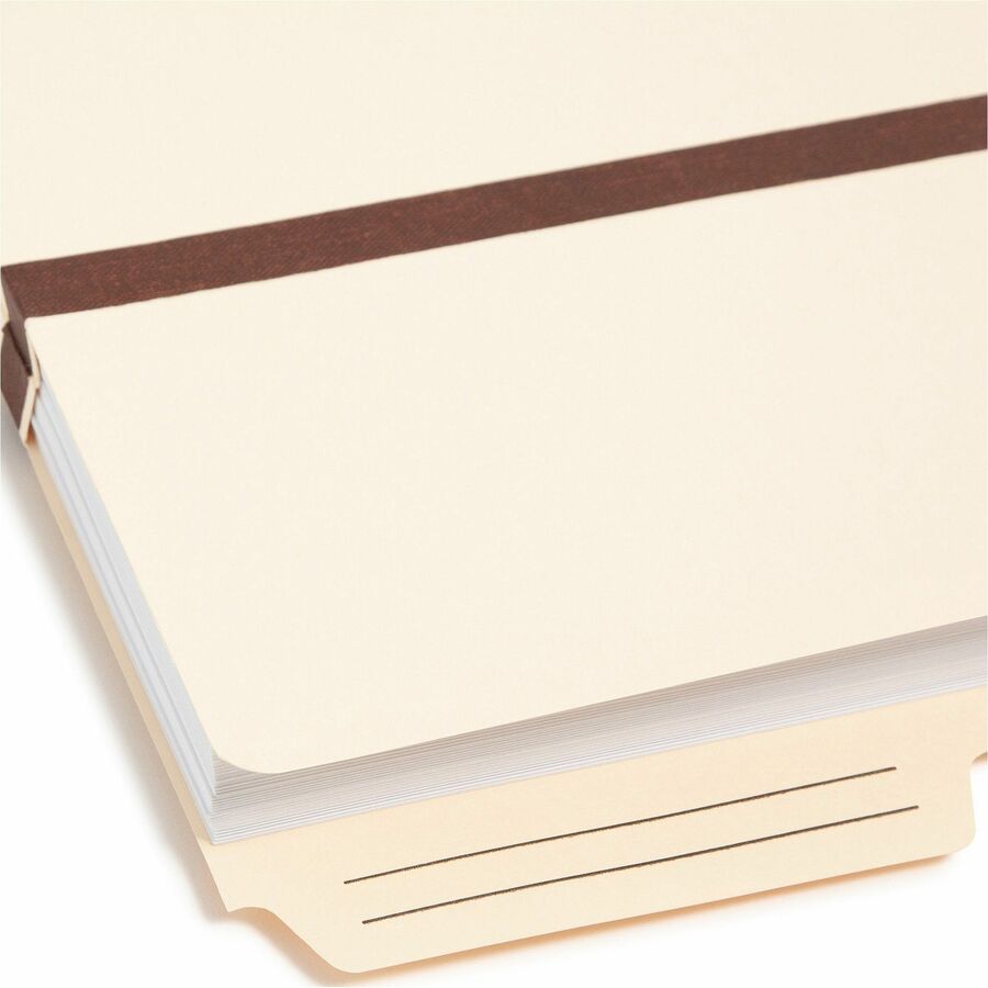8 1/2" x 11" - 1" Expansion - Top Tab Location - Right Tab Position - 11 pt. - 1 Plys - Manila - Heavyweight Cover - 10% Recycled - 1 Each