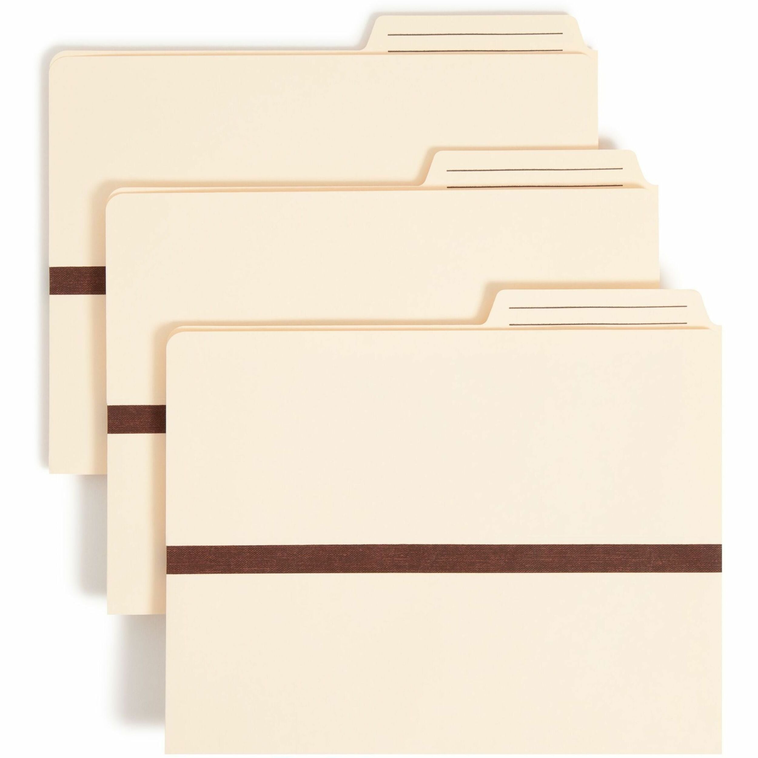 8 1/2" x 11" - 1" Expansion - Top Tab Location - Right Tab Position - 11 pt. - 1 Plys - Manila - Heavyweight Cover - 10% Recycled - 1 Each