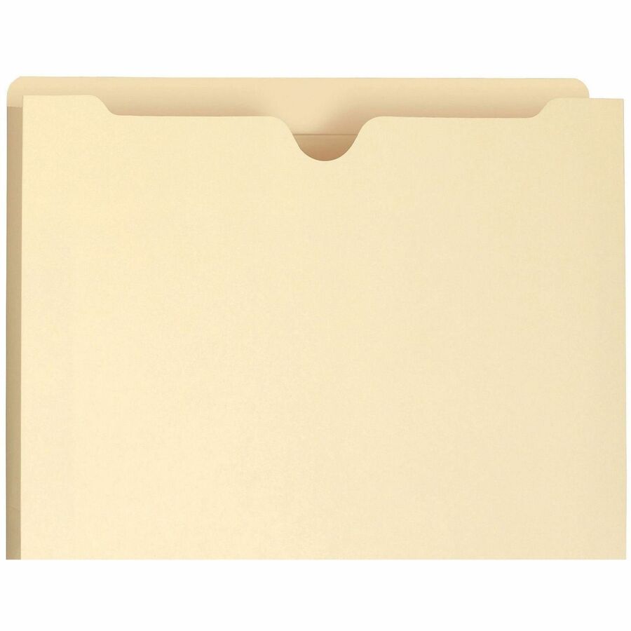 Smead Legal Recycled File Jacket - 8 1/2" x 14" - 2" Expansion - 11 pt. - 1 Plys - Manila - Manila - Slip Resistant - 10% Recycled - 50 / Box