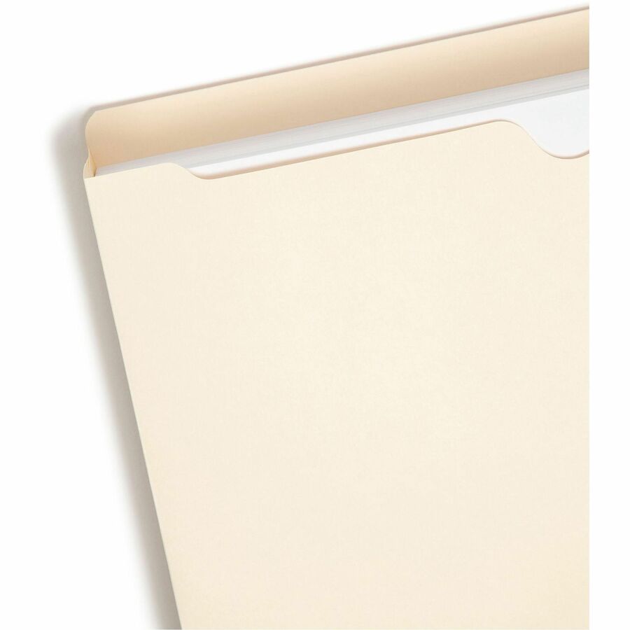 Smead Legal Recycled File Jacket - 8 1/2" x 14" - 2" Expansion - 11 pt. - 2 Plys - Manila - Reinforced, Slip Resistant - 10% Recycled - 50 / Box