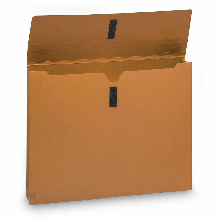 Smead Letter Recycled File Wallet - 8 1/2" x 11" - 600 Sheets Capacity - 2" Expansion - 12.5 pt. - Redrope - Redrope - Heavy Duty, Flap - 30% Recycled - 1 Each