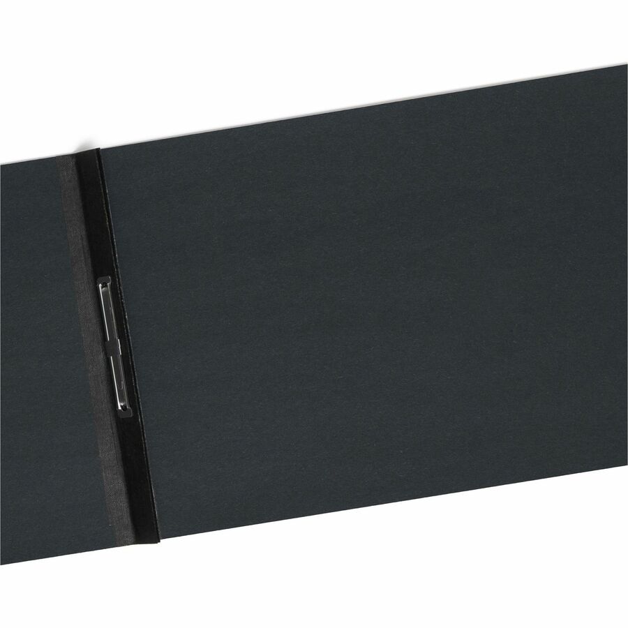 8 1/2" x 14" - 2" Expansion - 1 Fastener(s) - 2" for Folder - 25 pt. - Pressboard - Black - Reinforced Hinge, Heavy Duty, Moisture Resistant, Stain Resistant, Rounded Corner - 100% Recycled - 1 Each