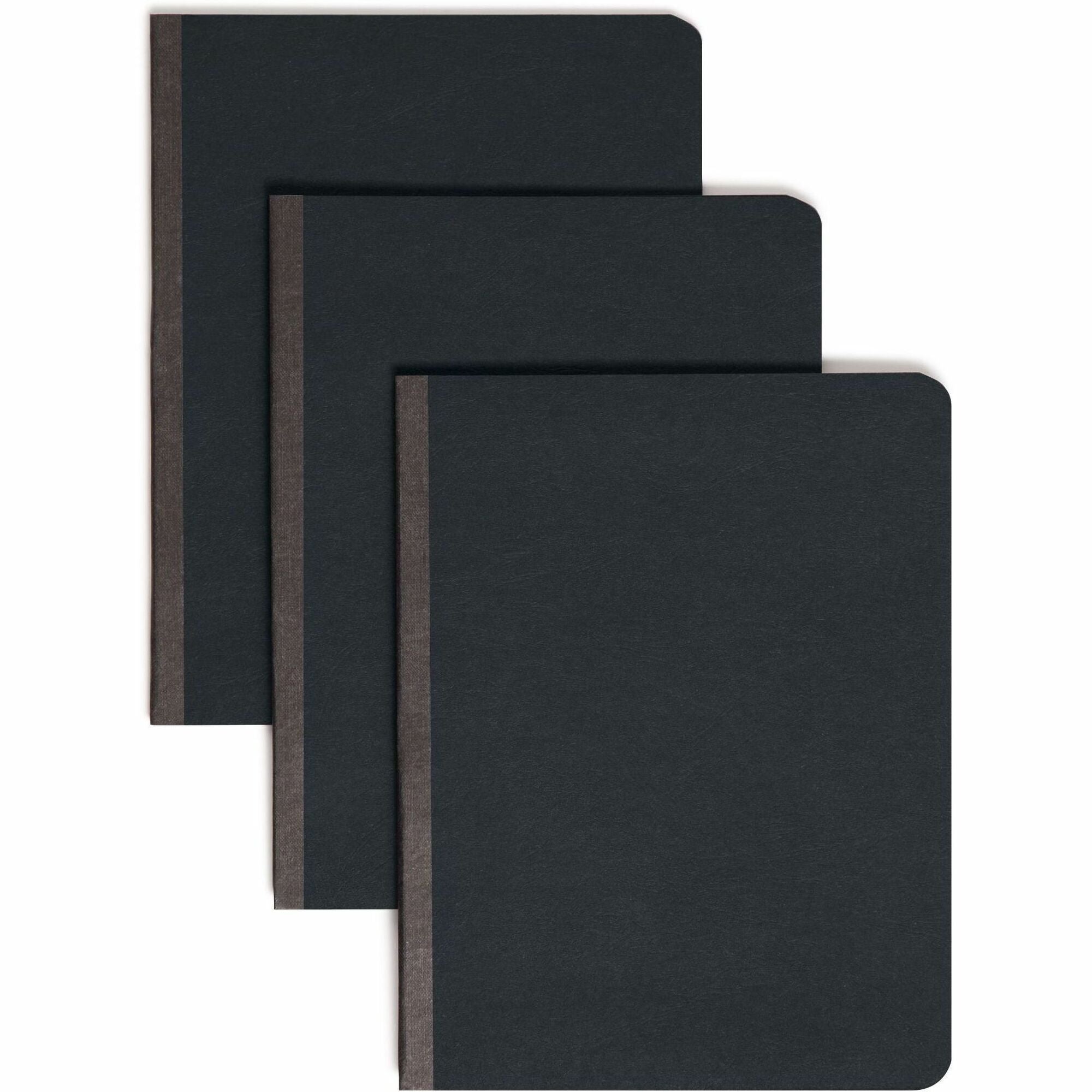 Smead Premium Pressboard Letter Fastener Folder, 8.5" x 11", 3" Expansion, 1 Fastener, 25 pt. Black, Reinforced Hinge, Heavy Duty, Moisture & Stain Resistant, Rounded Corner, 100% Recycled, 1 Each