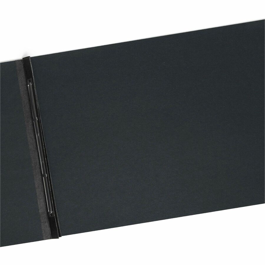 11" x 17" - 3" Expansion - 1 Fastener(s) - 3" for Folder - 25 pt. - Pressboard - Black - Reinforced Hinge, Heavy Duty, Moisture Resistant, Stain Resistant, Rounded Corner - 100% Recycled - 1 Each