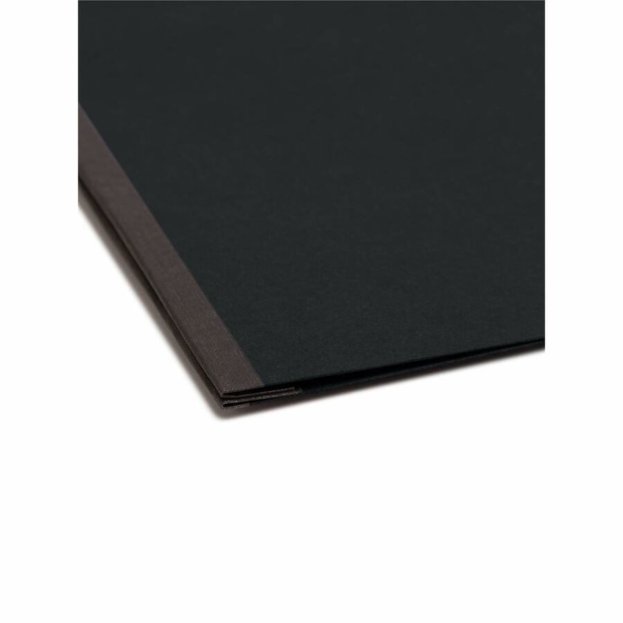 11" x 17" - 3" Expansion - 1 Fastener(s) - 3" for Folder - 25 pt. - Pressboard - Black - Reinforced Hinge, Heavy Duty, Moisture Resistant, Stain Resistant, Rounded Corner - 100% Recycled - 1 Each