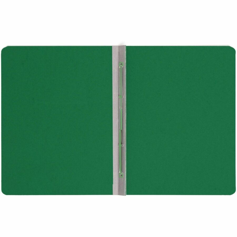 Smead Premium Pressboard Letter Fastener Folder, 8.5" x 11", 600 Sheet Capacity, 3" Expansion, 1 Fastener, 25 pt. Green Pressboard, Reinforced Hinge, Heavy Duty, Moisture & Stain Resistant, Rounded Corner, 100% Recycled, 1 Each
