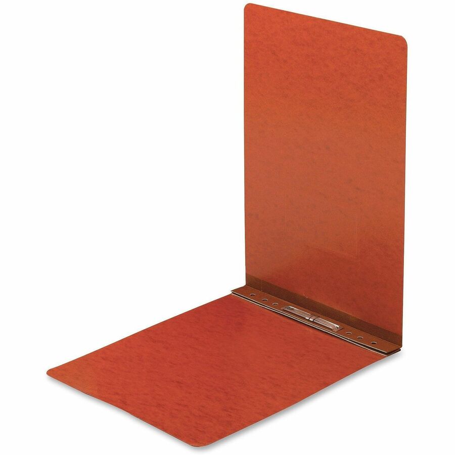 Smead Premium Pressboard Recycled Fastener Folder - 2" Folder Capacity - 8 1/2" x 14" - 2" Expansion - 1 Fastener(s) - 25 pt. - Pressboard - Red - Reinforced Hinge, Heavy Duty, Moisture Resistant, Stain Resistant - 100% Recycled - 1 Each
