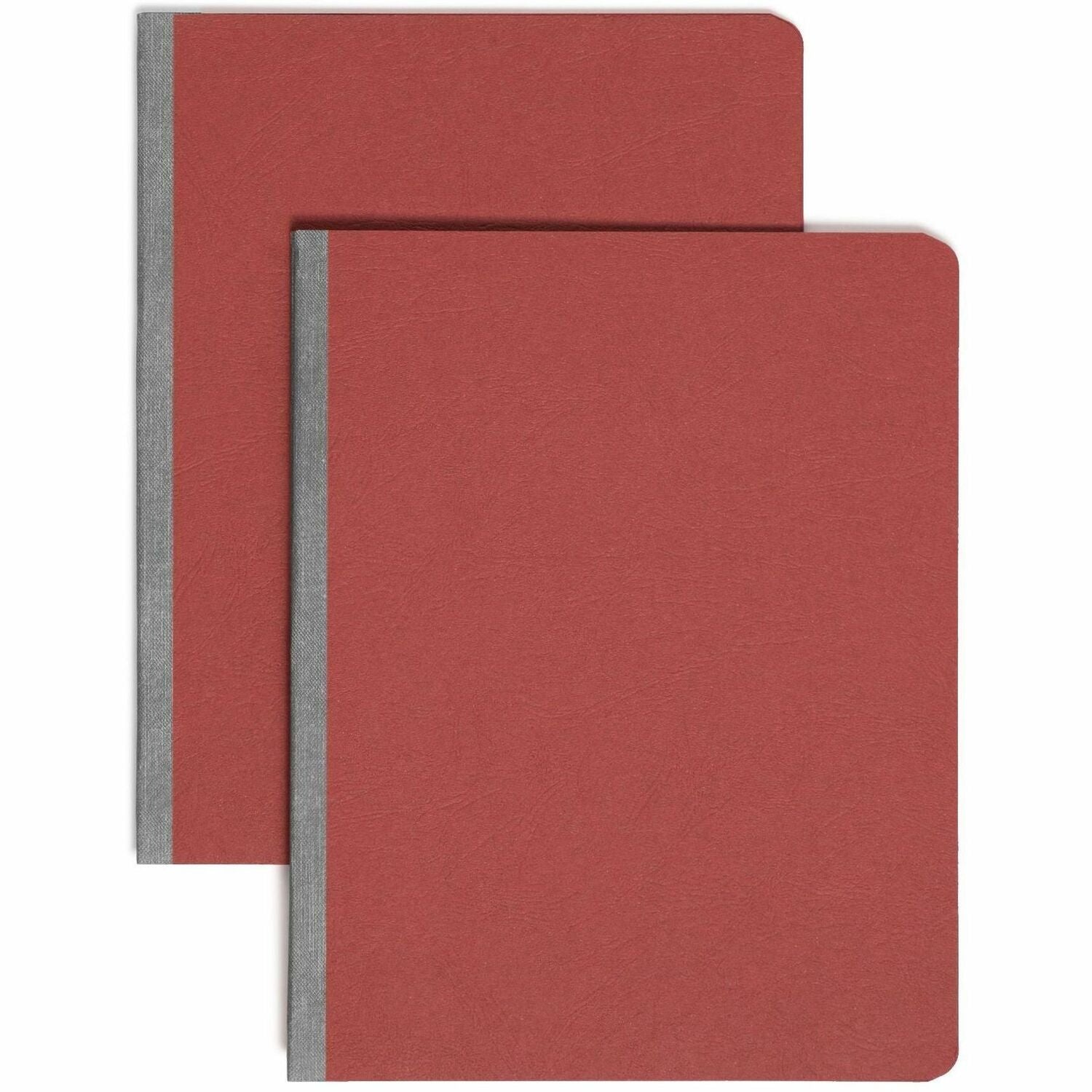 Smead Premium Pressboard Recycled Fastener Folder - 3" Folder Capacity - 8 1/2" x 11" - 3" Expansion - 1 Fastener(s) - 25 pt. - Pressboard - Red - Reinforced Hinge, Heavy Duty, Moisture Resistant, Stain Resistant - 100% Recycled - 1 Each