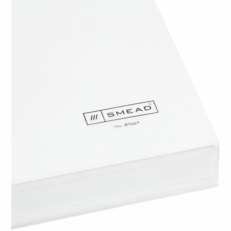 Smead Side-Load Poly Envelope, Letter Size, 8.5" x 11", 1.25" Expansion, Clear Polypropylene, 5 Pack