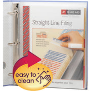 For Letter 8 1/2" x 11" Sheet - 3 x Rings - Clear - Poly - 3 / Pack