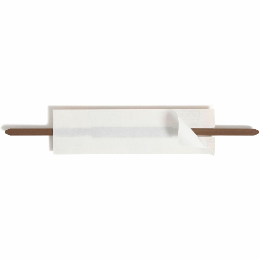 Smead Self-Adhesive Fasteners - 2" Size Capacity - for Folder - Reinforced, Self-adhesive, Durable - Brown - Steel - 100 / Box