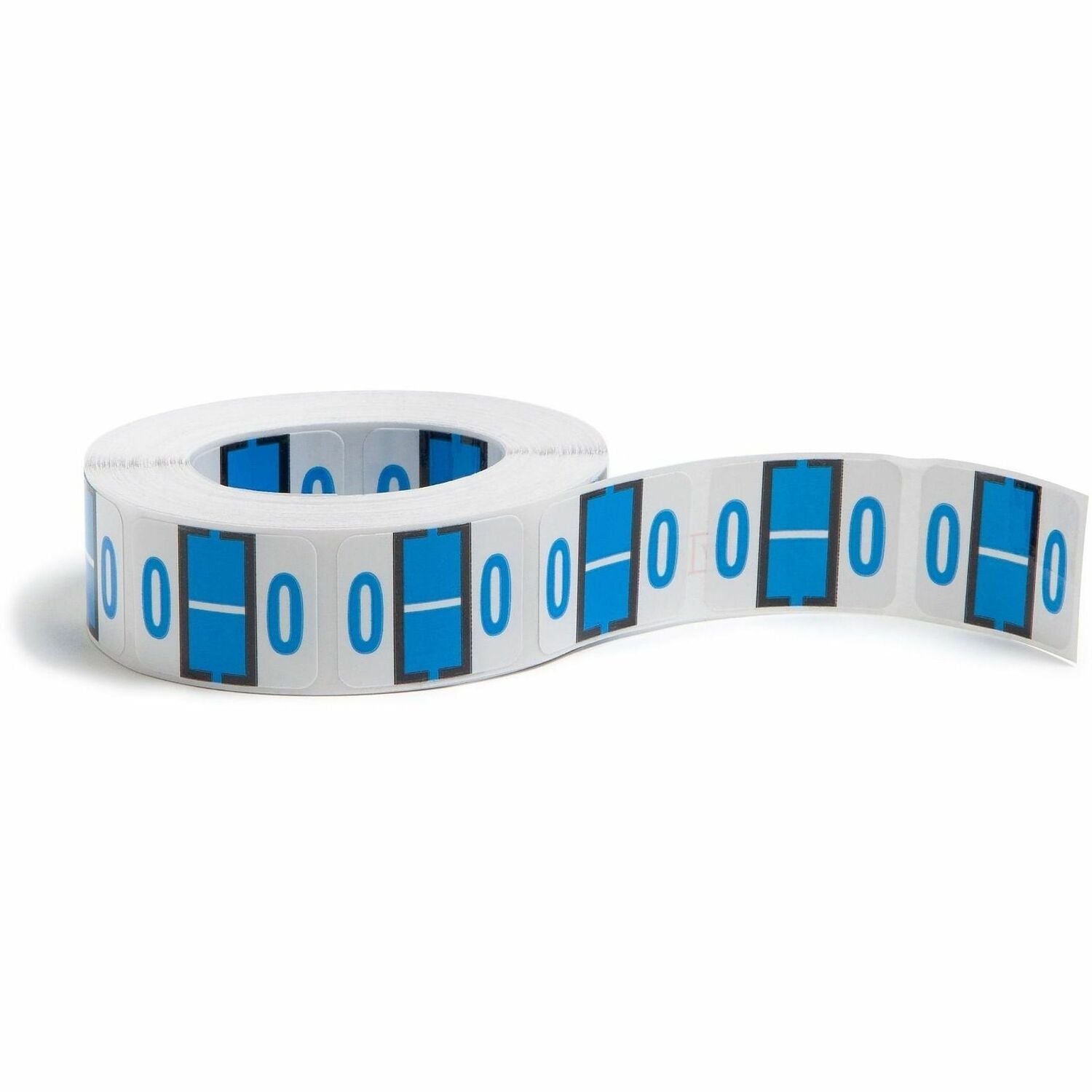 Smead BCCR Bar-Style Color-Coded Labels - O - x 1 1/4" Width x 1" Length - Blue - Laminated - 1 Roll