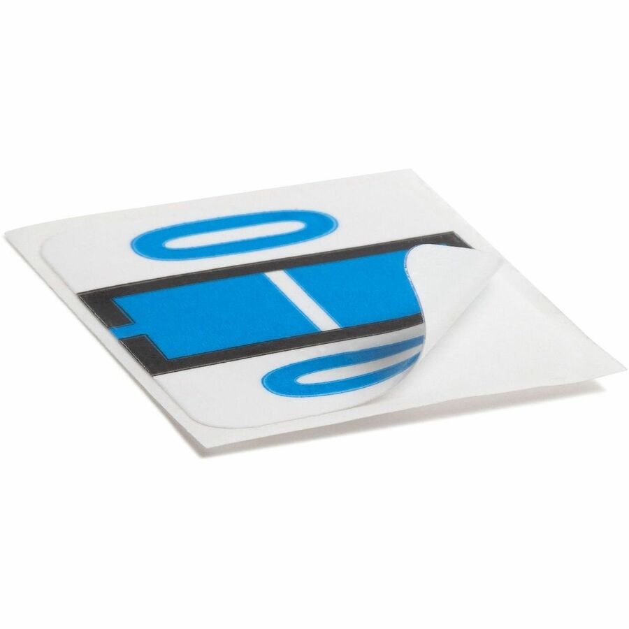 Smead BCCR Bar-Style Color-Coded Labels - O - x 1 1/4" Width x 1" Length - Blue - Laminated - 1 Roll
