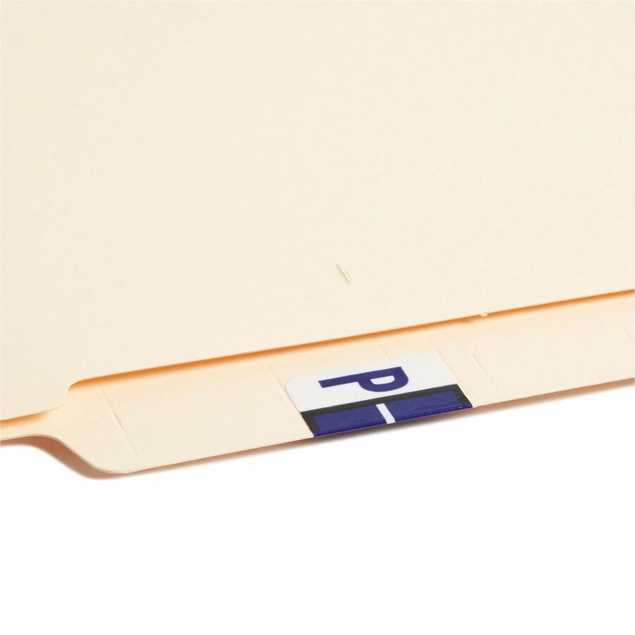 Smead BCCR Bar-Style Color-Coded Labels - P - x 1 1/4" Width x 1" Length - Violet - Laminated - 1 Roll