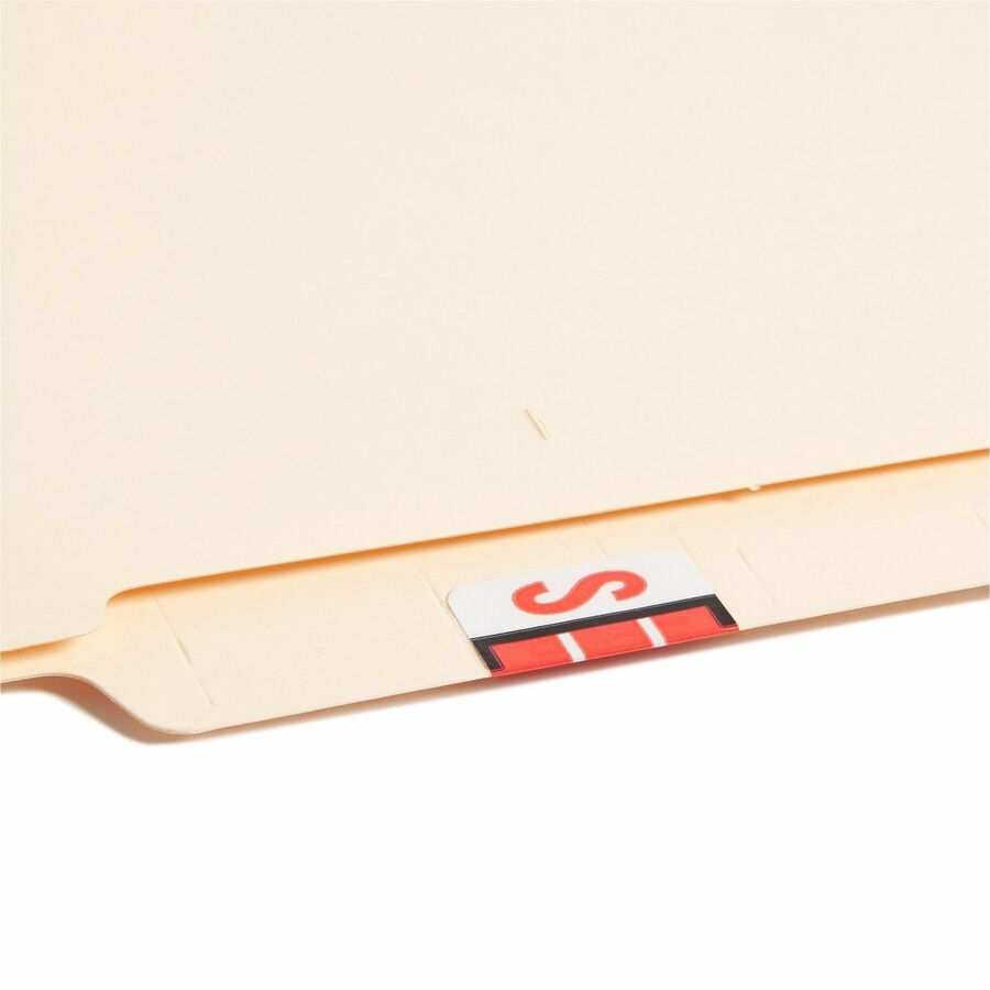 Smead BCCR Bar-Style Color-Coded Labels - S - x 1 1/4" Width x 1" Length - Pink - Laminated - 1 Roll