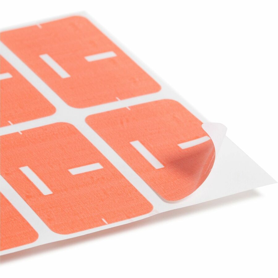 Smead AlphaZ ACCS Color-Coded Labels - I - x 1" Width x 1 5/8" Length - Pink - Laminated - 10 / Sheet - 1 Pack