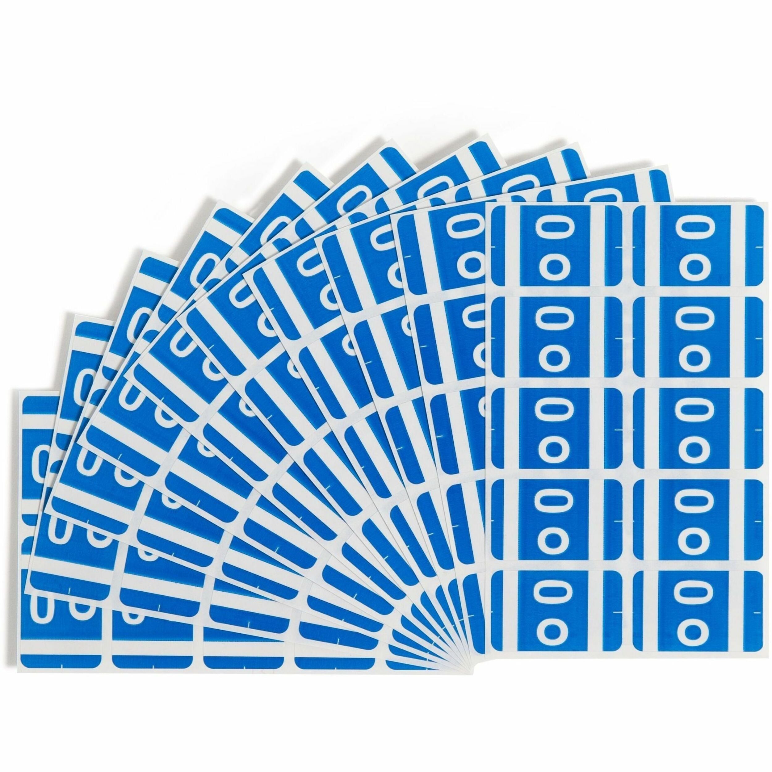 Smead AlphaZ ACCS Color-Coded Labels - O - x 1" Width x 1 5/8" Length - Dark Blue - Laminated - 10 / Sheet - 1 Pack
