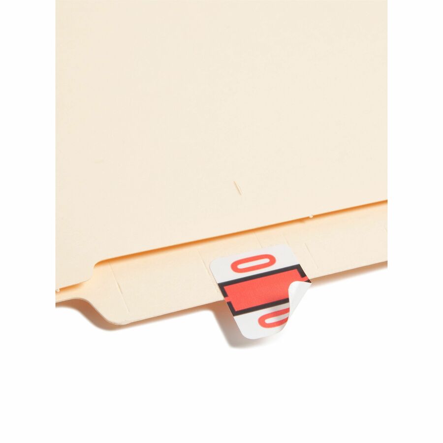 Smead BCCRN Bar-Style Color-Coded Labels - 0-9 - x 1 1/4" Width x 1" Length - Assorted - Laminated - 5000 / Box