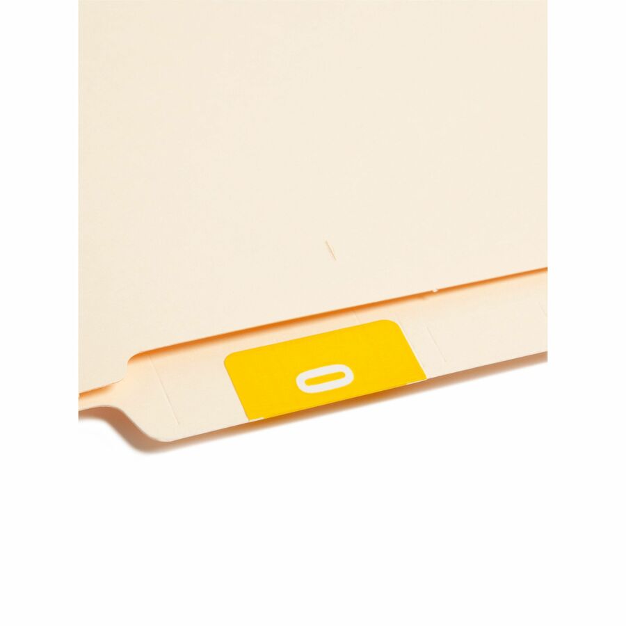 Smead DCC Color-Coded Numeric Labels - 0-9 - x 1 1/2" Width x 1 1/2" Length - Assorted - Laminated - 250 / Roll - 1 Box
