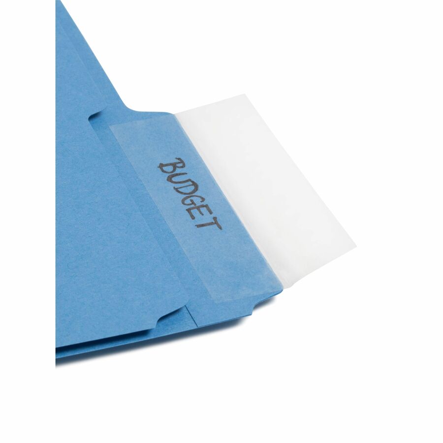Smead Seal and View Label Protectors - 1.68" Length x 3.50" Width - Rectangle - Self-adhesive - Clear - Polylaminate - 1Pack