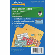 1 5/8" Width x 1" Length - Blue - 252 / Pack