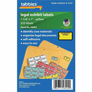 1 5/8" Width x 1" Length - Yellow - 252 / Pack