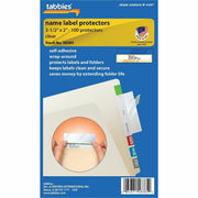 Tabbies Self-adhesive File Folder Label Protectors - For 3 1/2" x 2" Sheet - Rectangular - Clear - 100 / Pack
