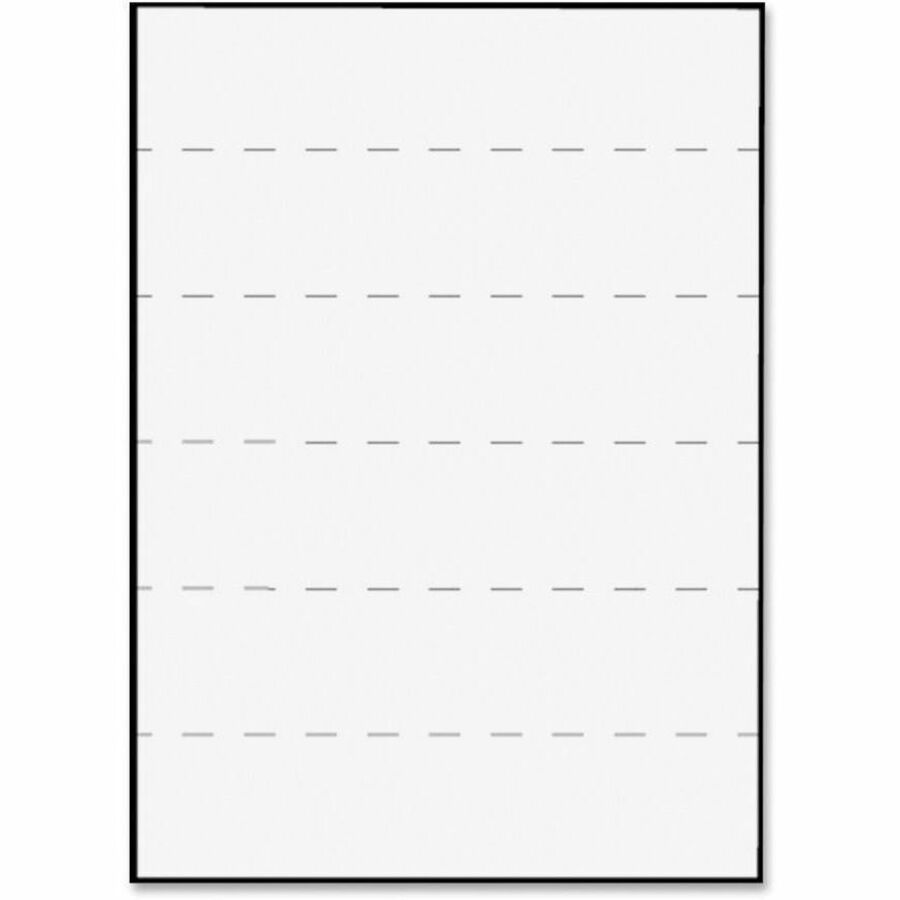 8 1/2" Width x 11" Length - Laser - White - Jam-free - 100 / Box