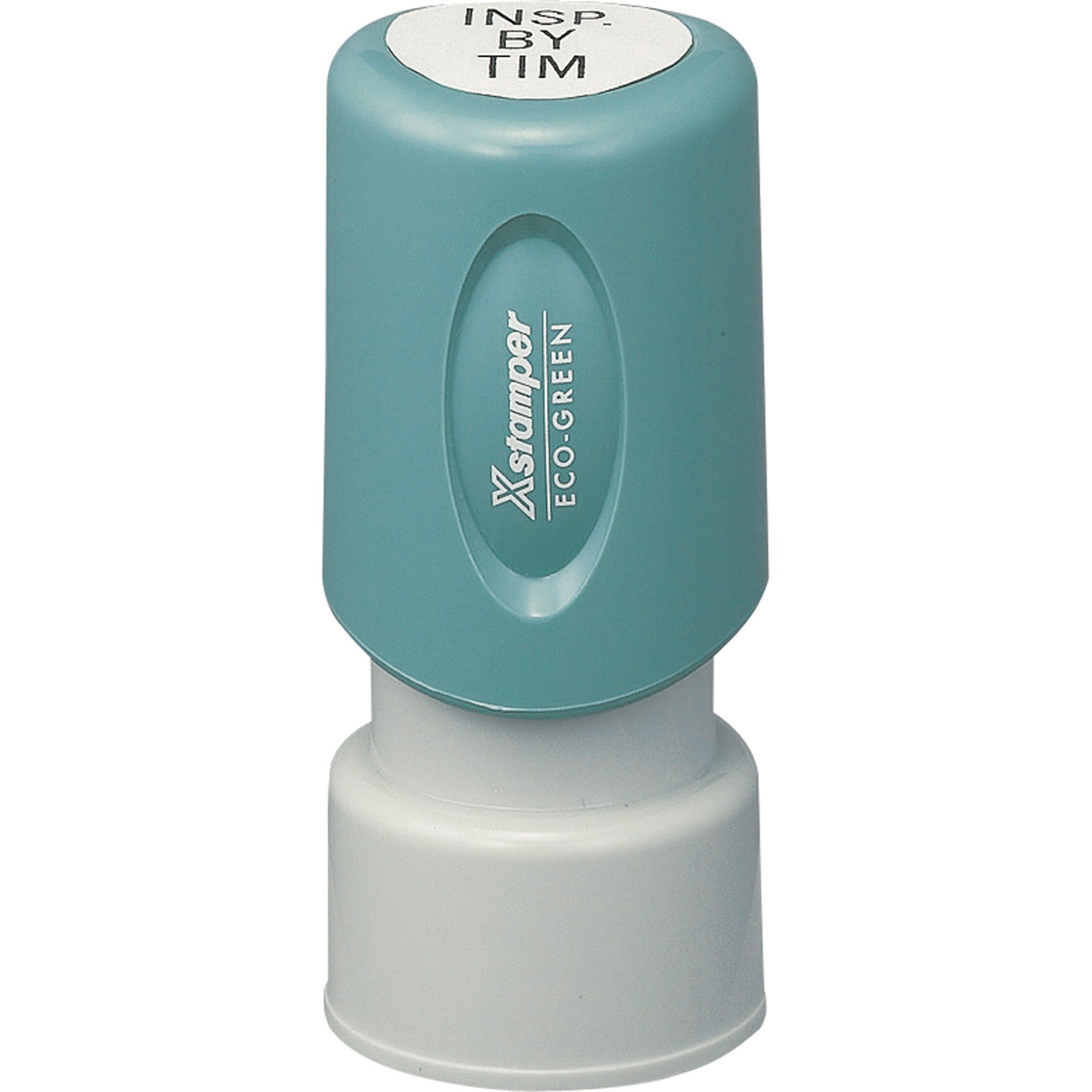 Custom Message Stamp - 0.62" Impression Diameter - 50000 Impression(s) - Recycled - 1 Each