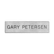 Xstamper Xecutives Name Plates - 8" Width x 2" Height - Wall Mountable - Plastic - 1 Each