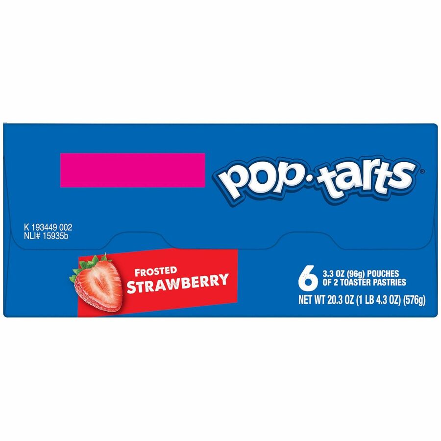 Strawberry, Frosted Strawberry - 1 - 1.37 lb - 2/Pack - 6 / Box