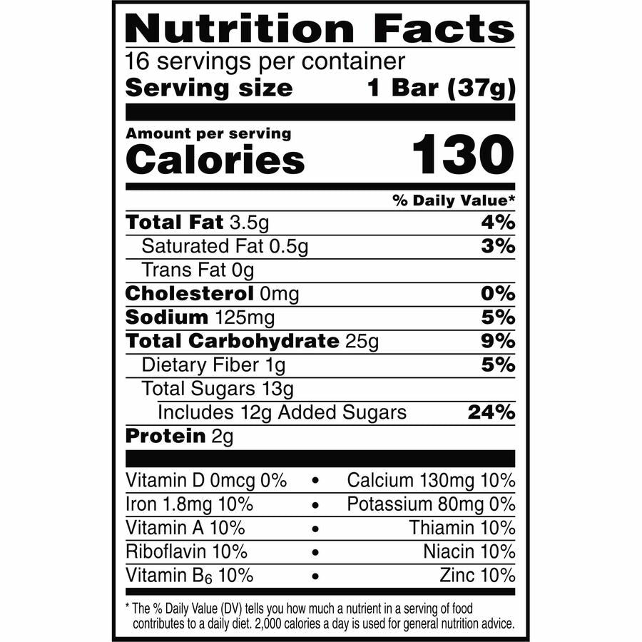Nutri-Grain Keebler Fruity Cereal Bars - Low Fat - Apple Cinnamon - 1.30 oz - 16 / Box