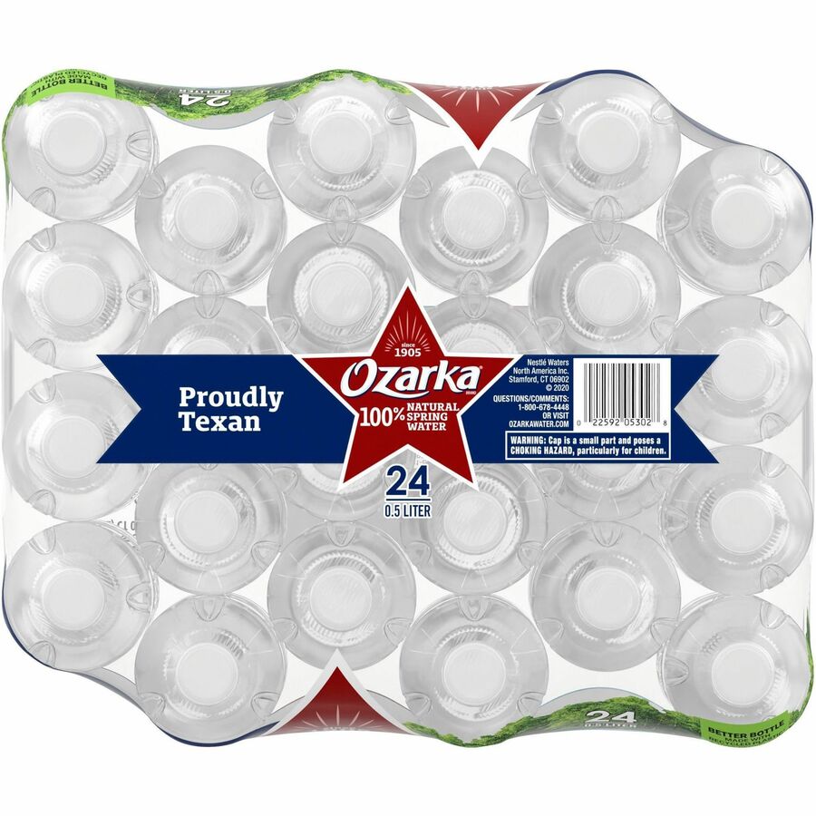 Primo Brands Premium Bottled Spring Water - Ready-to-Drink - 16.91 fl oz (500 mL) - 24 / Carton