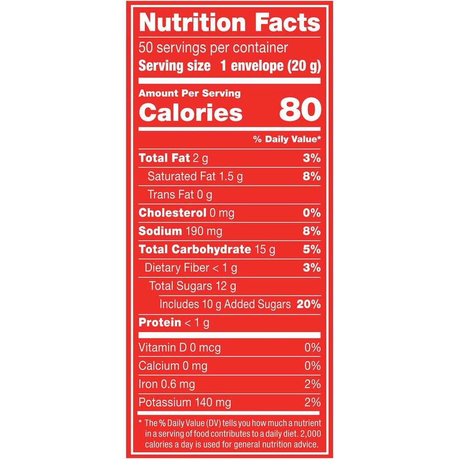 Nestle&reg; Rich Chocolate Single-Serve Hot Cocoa Packets - Powder - 0.71 oz - 50 / Box