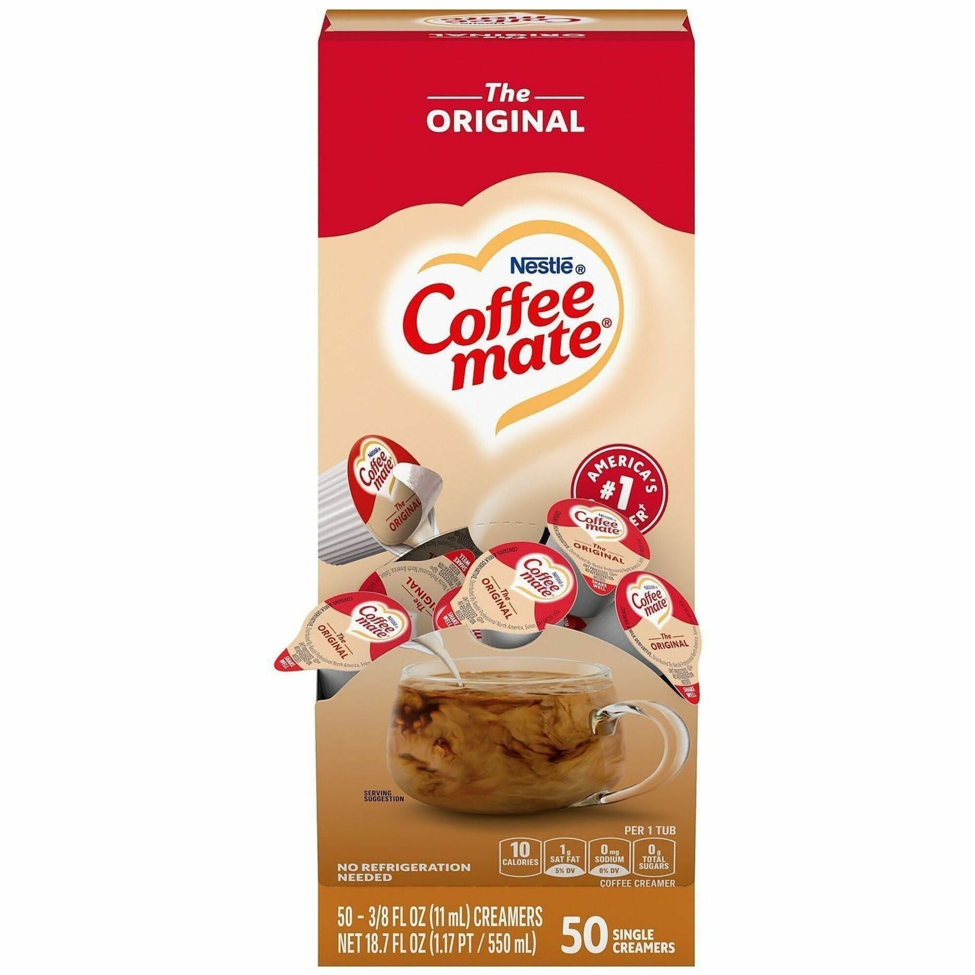 Coffee mate Original Nondairy Liquid Creamer Singles
