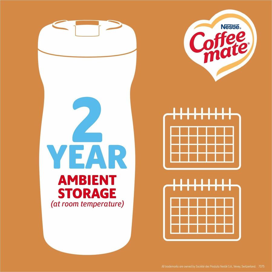 Coffee mate Original Lite Powdered Coffee Creamer Canister - Original Lite Flavor - 0.69 lb (11 oz) - 155 Serving - 1 Each