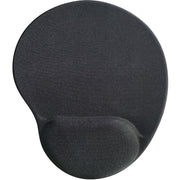 Compucessory Gel Mouse Pads - 9" Height x 10" Width x 1" Depth - Black - Gel - 1 Each