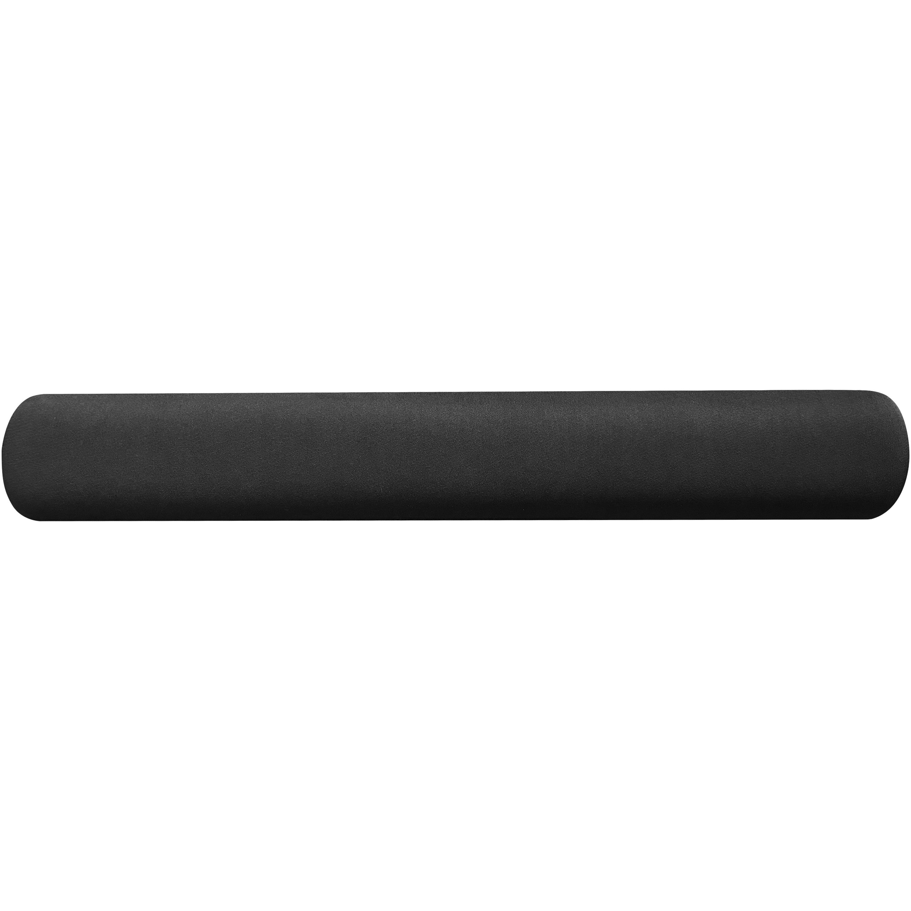 Compucessory Gel Keyboard Wrist Rest Pads - 19" Height x 2.87" Width x 0.75" Depth - Black - 1 Each