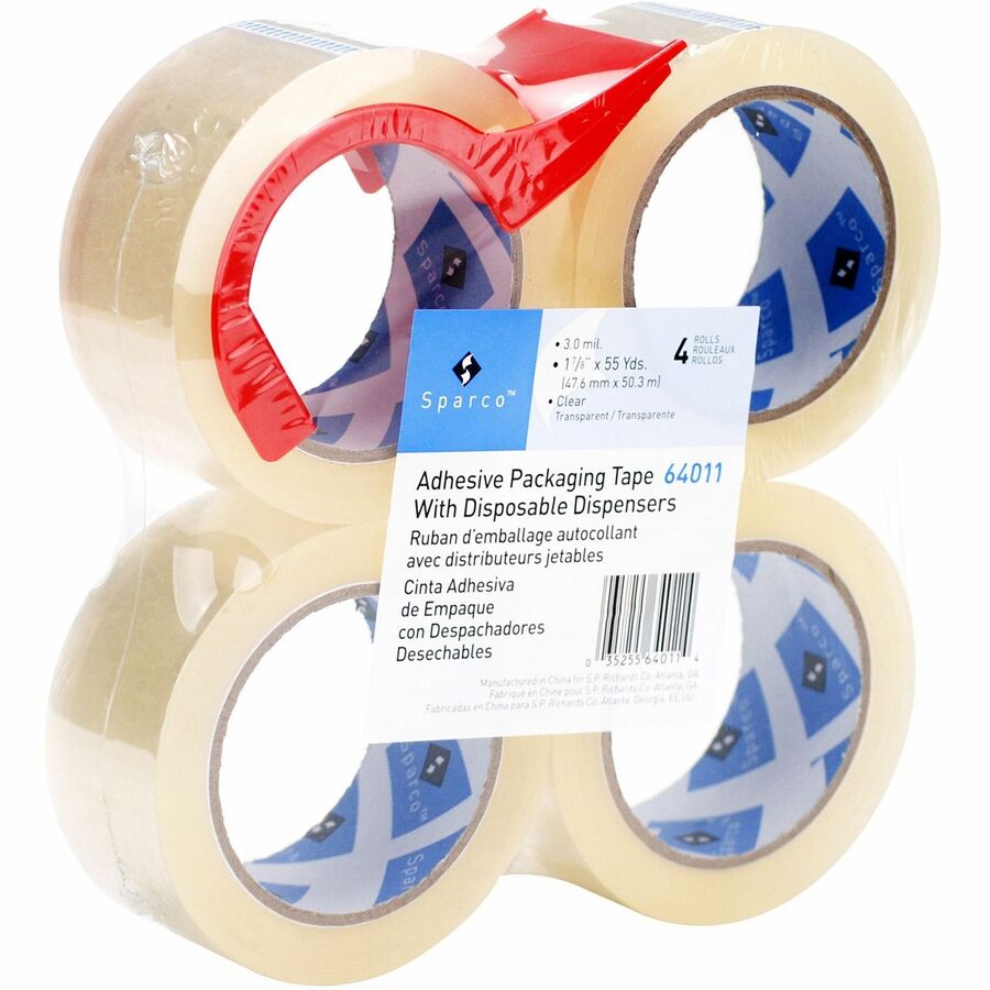 Sparco Heavy-duty Packaging Tape with Dispenser